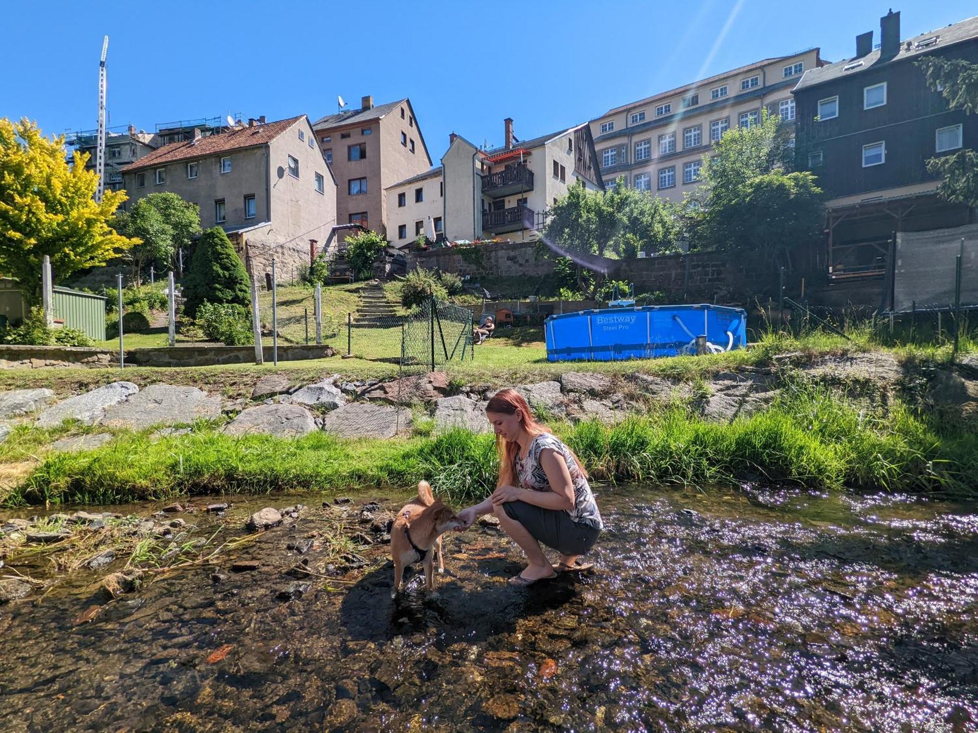 Uo - Urlaubsmagie - Helle Wohnung,Sauna,Whirlpool 赛博尼茨 外观 照片