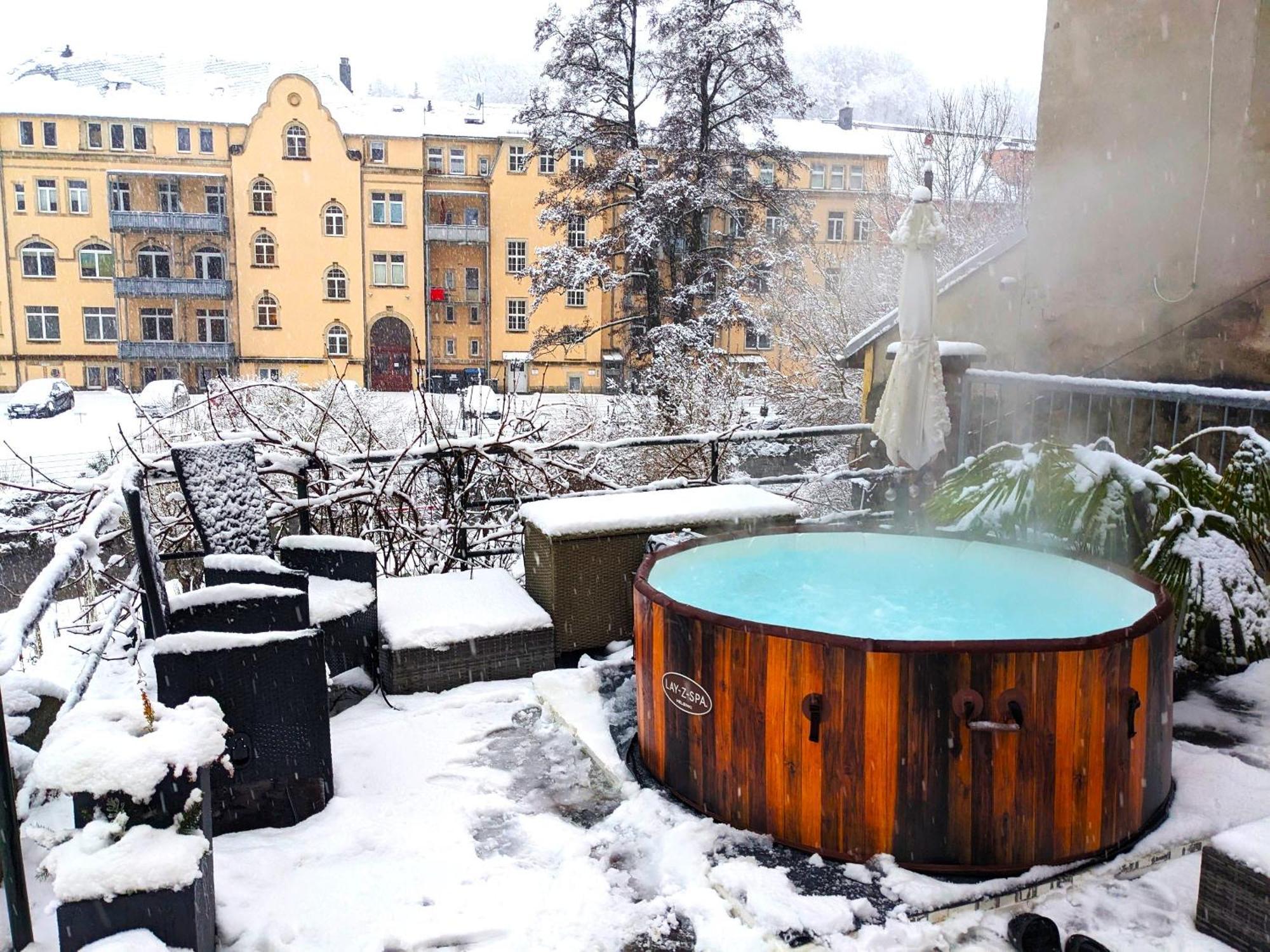 Uo - Urlaubsmagie - Helle Wohnung,Sauna,Whirlpool 赛博尼茨 外观 照片