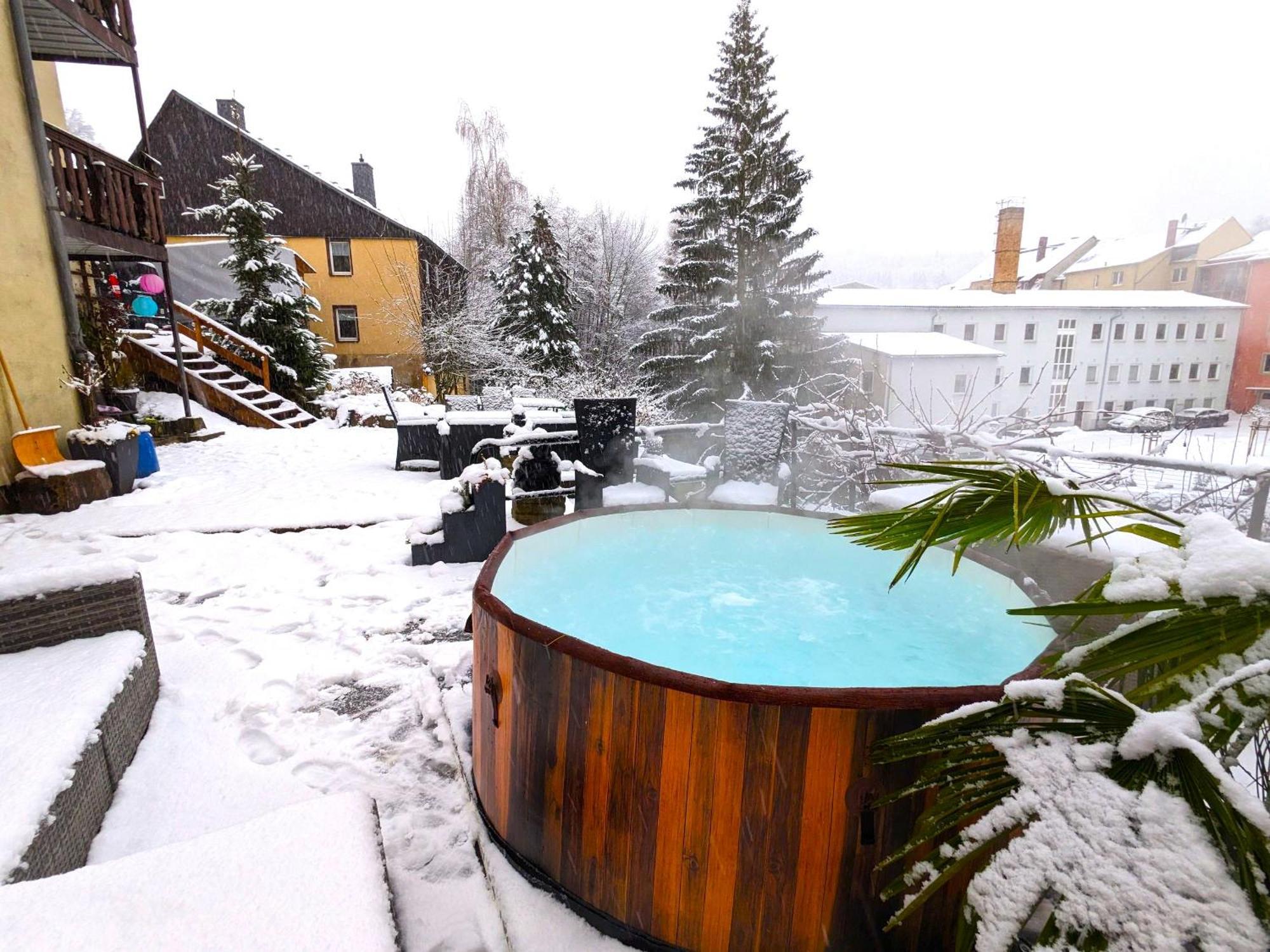 Uo - Urlaubsmagie - Helle Wohnung,Sauna,Whirlpool 赛博尼茨 外观 照片
