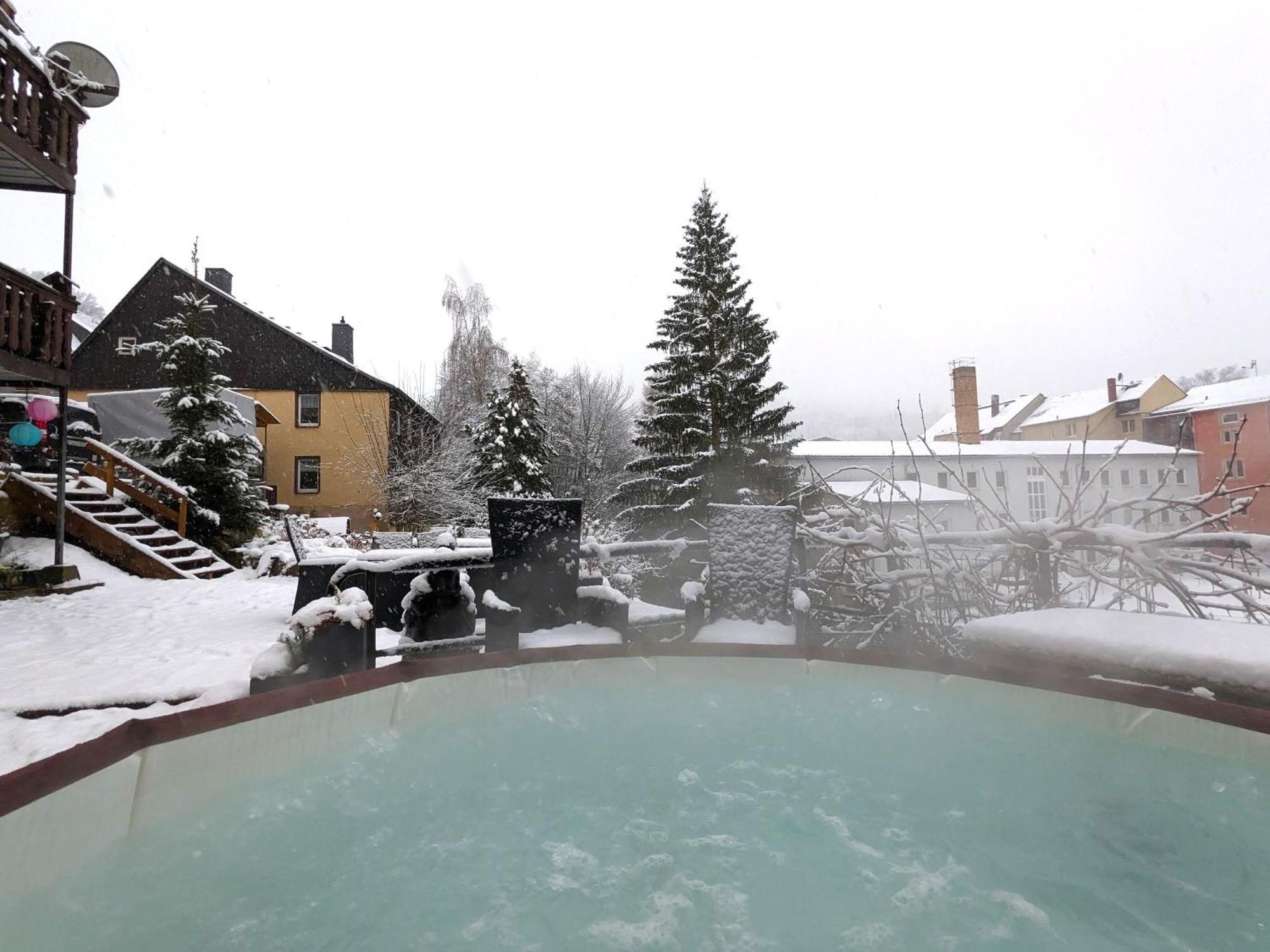 Uo - Urlaubsmagie - Helle Wohnung,Sauna,Whirlpool 赛博尼茨 外观 照片