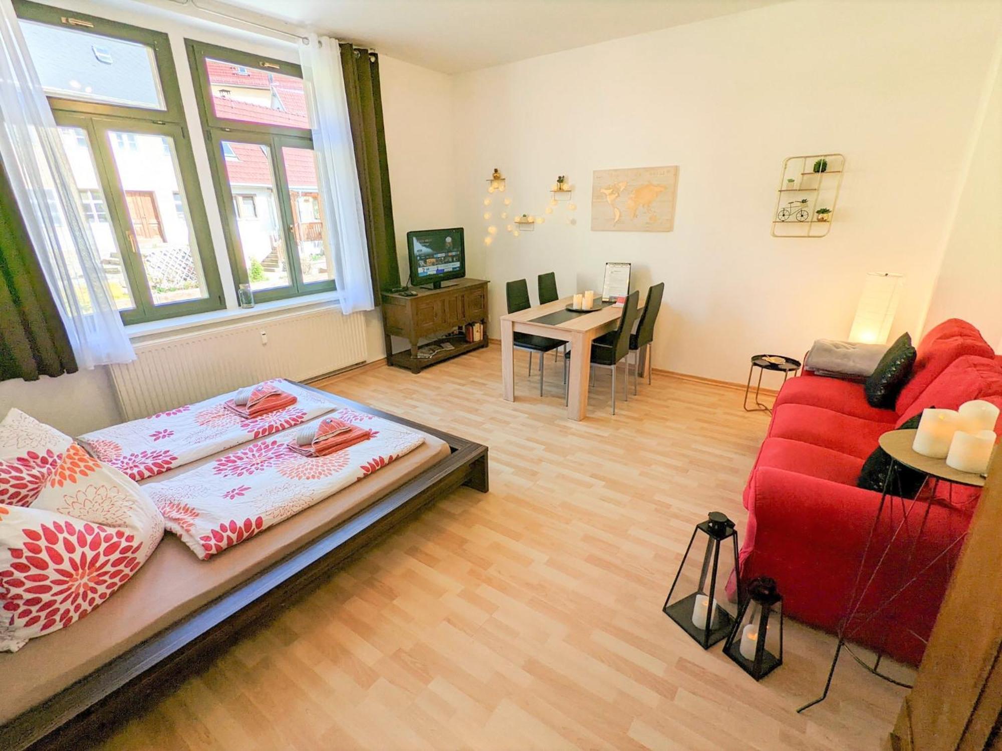 Uo - Urlaubsmagie - Helle Wohnung,Sauna,Whirlpool 赛博尼茨 外观 照片