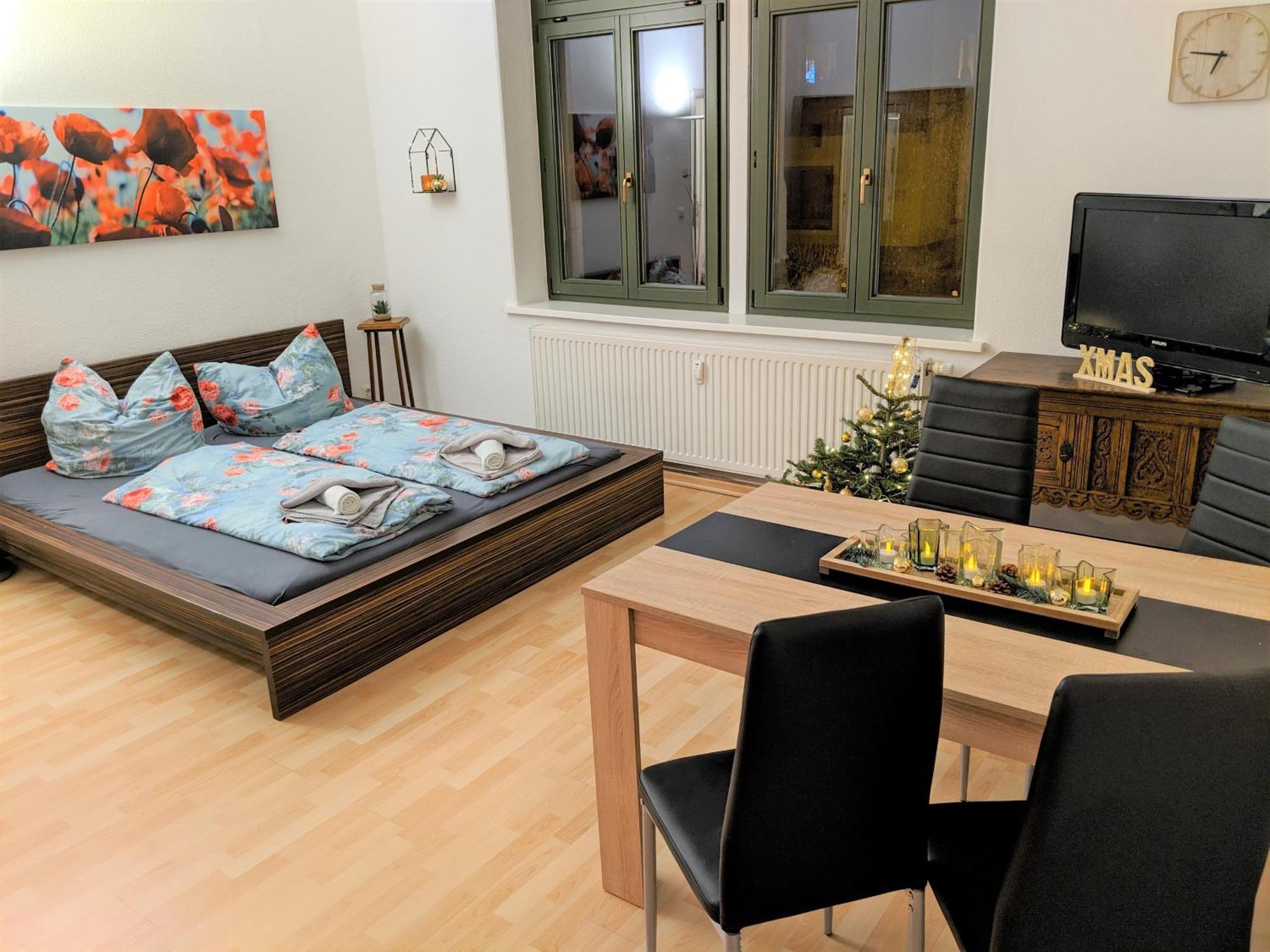 Uo - Urlaubsmagie - Helle Wohnung,Sauna,Whirlpool 赛博尼茨 外观 照片